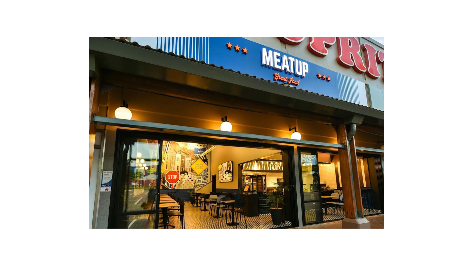 Meatup sign